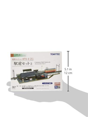 ジオコレ（TOMYTEC）駅前セット073 と130 建物コレクション 073-2 駅前セット 2 (鉄道模型) - ホビー